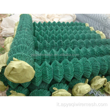 Fence di collegamento a foro diamante galvanizzato a 9 calibri